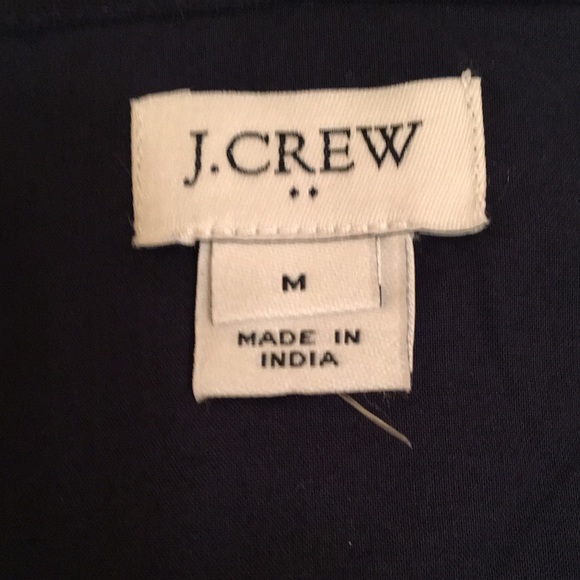 J. Crew Factory navy blue smock dress size M NWOT - Picture 6 of 7